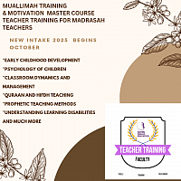 MUALLIMAH/TEACHER TRAINING COURSE 2025